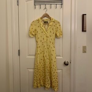 Reformation yellow dress